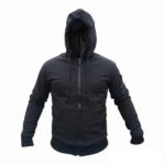 Motorcycle SoftShell Hoody Textile Jacket Hoodie Protective Lined
